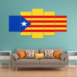 AmericansPower Canvas Wall Art - Catalonia Estelada Blava Flag Car Seat Covers A7