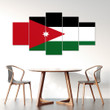 AmericansPower Canvas Wall Art - Flag of Jordan Car Seat Covers A7 | AmericansPower