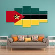 AmericansPower Canvas Wall Art - Flag of Mozambique Car Seat Covers A7
