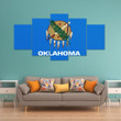 AmericansPower Canvas Wall Art - Flag Of Oklahoma Car Seat Covers A7