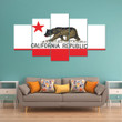 AmericansPower Canvas Wall Art - Flag Of California 1909 Car Seat Covers A7