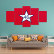 AmericansPower Canvas Wall Art - Flag Of The Us State Of Oklahoma (1911 - 1925) Car Seat Covers A7