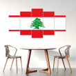 AmericansPower Canvas Wall Art - Flag of Lebanon Car Seat Covers A7 | AmericansPower
