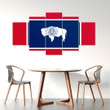 AmericansPower Canvas Wall Art - Flag Of Wyoming Car Seat Covers A7 | AmericansPower