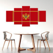 AmericansPower Canvas Wall Art - Flag of Montenegro Car Seat Covers A7 | AmericansPower