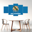 AmericansPower Canvas Wall Art - Flag Of Oklahoma From June 1988 To November 2006 Car Seat Covers A7 | AmericansPower