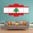 AmericansPower Canvas Wall Art - Flag of Lebanon Car Seat Covers A7