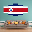 AmericansPower Canvas Wall Art - Flag of Costa Rica Car Seat Covers A7