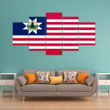 AmericansPower Canvas Wall Art - Flag Of Vermont (1837 - 1923) Car Seat Covers A7