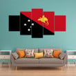 AmericansPower Canvas Wall Art - Flag of Papua New Guinea Car Seat Covers A7
