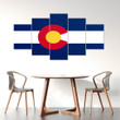 AmericansPower Canvas Wall Art - Flag Of Colorado Car Seat Covers A7 | AmericansPower