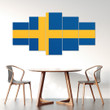 AmericansPower Canvas Wall Art - Flag of Sweden Car Seat Covers A7 | AmericansPower