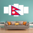 AmericansPower Canvas Wall Art - Flag of Nepal Car Seat Covers A7