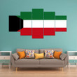 AmericansPower Canvas Wall Art - Flag of Kuwait Car Seat Covers A7