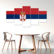 AmericansPower Canvas Wall Art - Flag of Serbia Car Seat Covers A7 | AmericansPower