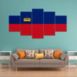 AmericansPower Canvas Wall Art - Flag of Liechtenstein Car Seat Covers A7