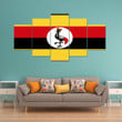 AmericansPower Canvas Wall Art - Flag of Uganda Car Seat Covers A7