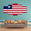AmericansPower Canvas Wall Art - Flag of Liberia Car Seat Covers A7