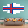 AmericansPower Canvas Wall Art - Flag of Faroe Islands Car Seat Covers A7