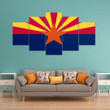 AmericansPower Canvas Wall Art - Flag Of Arizona Car Seat Covers A7