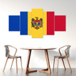 AmericansPower Canvas Wall Art - Flag of Moldova Car Seat Covers A7 | AmericansPower