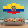 AmericansPower Canvas Wall Art - Flag of Ecuador Car Seat Covers A7