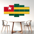 AmericansPower Canvas Wall Art - Flag of Togo Car Seat Covers A7 | AmericansPower