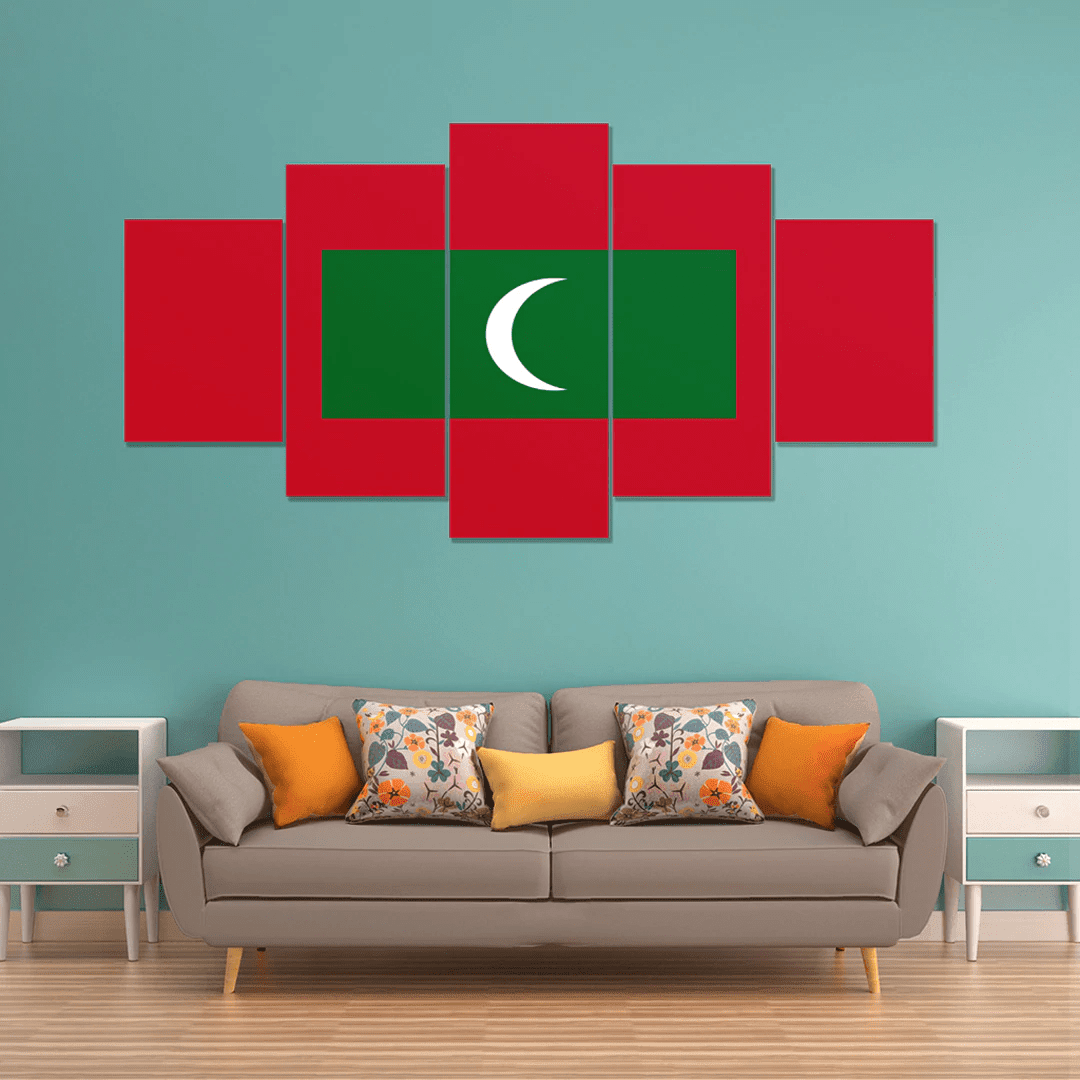 AmericansPower Canvas Wall Art - Flag of Maldives Car Seat Covers A7