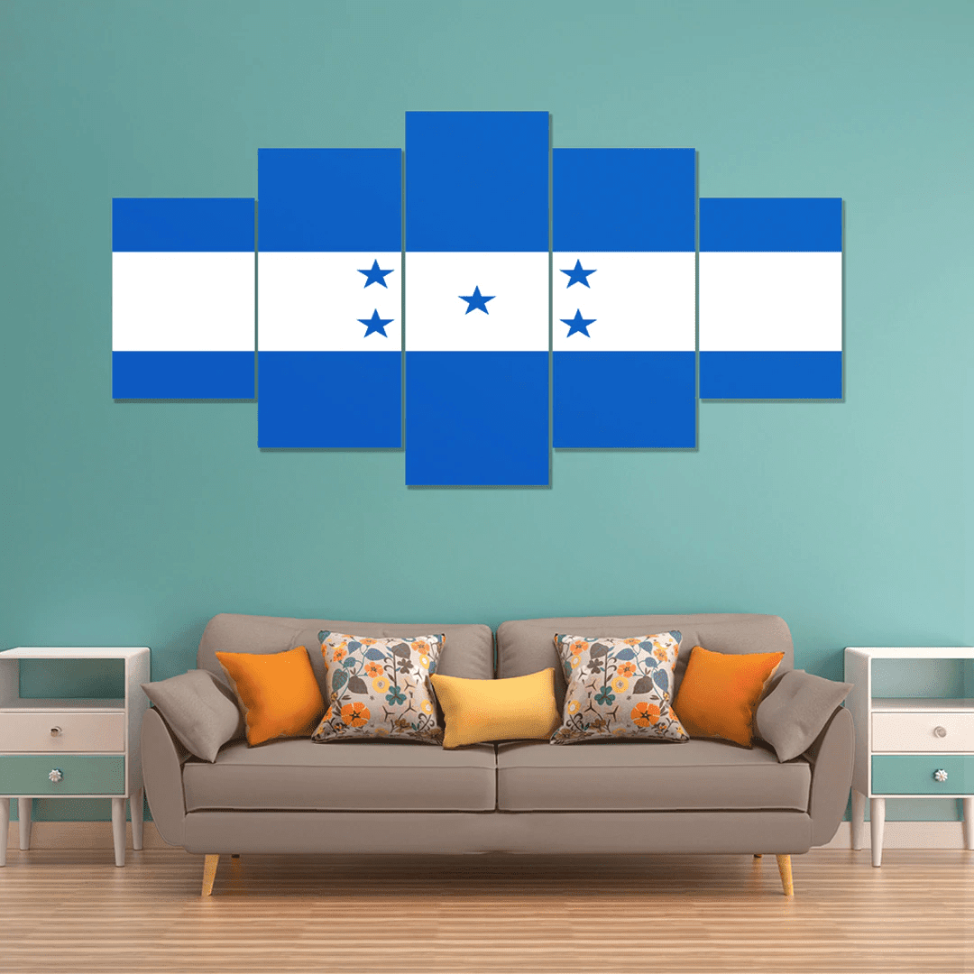 AmericansPower Canvas Wall Art - Flag of Honduras Car Seat Covers A7