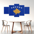 AmericansPower Canvas Wall Art - Flag of Kosovo Car Seat Covers A7 | AmericansPower