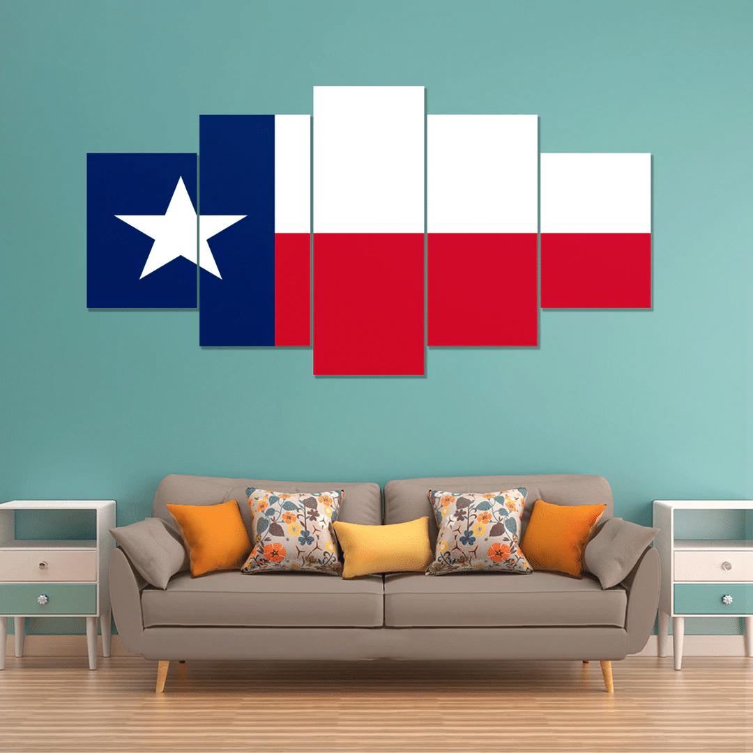AmericansPower Canvas Wall Art - Flag Of Texas Car Seat Covers A7