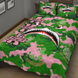 AmericansPower Quilt Bed Set - AKA Full Camo Shark Quilt Bed Set A7