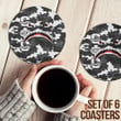 AmericansPower Coasters (Sets of 6) - Groove Phi Groove Full Camo Shark Coasters | AmericansPower
