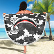 AmericansPower Beach Blanket - Groove Phi Groove Full Camo Shark Beach Blanket A7