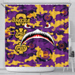AmericansPower Shower Curtain - Omega Psi Phi Full Camo Shark Shower Curtain | AmericansPower
