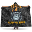 AmericansPower Hooded Blanket - Alpha Phi Alpha Ape Hooded Blanket | AmericansPower
