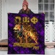 AmericansPower Quilt - Omega Psi Phi Dog Quilt | AmericansPower

