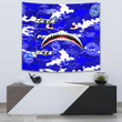 AmericansPower Tapestry - Zeta Phi Beta Full Camo Shark Tapestry | AmericansPower
