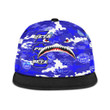 AmericansPower Snapback Hat - Zeta Phi Beta Full Camo Shark Snapback Hat | AmericansPower
