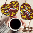 AmericansPower Coasters (Sets of 6) - Iota Phi Theta Full Camo Shark Coasters A7