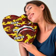 AmericansPower Heart Shaped Pillow - Iota Phi Theta Full Camo Shark Heart Shaped Pillow A7