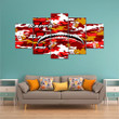 AmericansPower Canvas Wall Art - Kappa Alpha Psi Full Camo Shark Canvas Wall Art A7