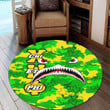 AmericansPower Round Carpet - Chi Eta Phi Full Camo Shark Round Carpet | AmericansPower
