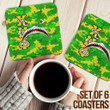 AmericansPower Coasters (Sets of 6) - Chi Eta Phi Full Camo Shark Coasters A7
