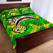 AmericansPower Quilt Bed Set - Chi Eta Phi Full Camo Shark Quilt Bed Set A7