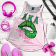 AmericansPower Clothing - AKA Lips Racerback Tank A7 | AmericansPower.store