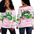 AmericansPower Clothing - AKA Lips Off Shoulder Sweaters A7 | AmericansPower.store