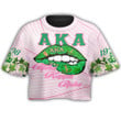 AmericansPower Clothing - AKA Lips Croptop T-shirt A7 | AmericansPower.store
