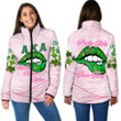AmericansPower Clothing - (Custom) AKA Lips Women Padded Jacket A7 | AmericansPower.store
