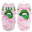 AmericansPower Clothing - (Custom) AKA Lips Batwing Pocket Dress A7 | AmericansPower.store